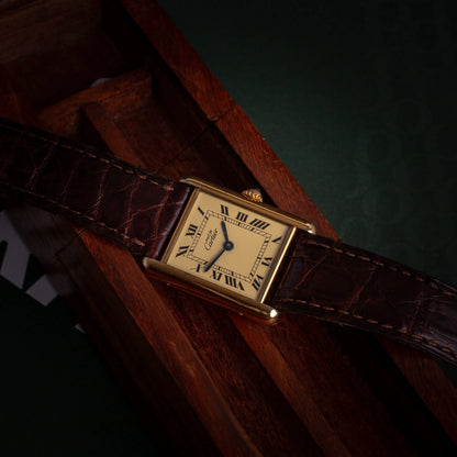 CARTIER Tank Must Grand Modèle vintage quartz - DropAndWatch