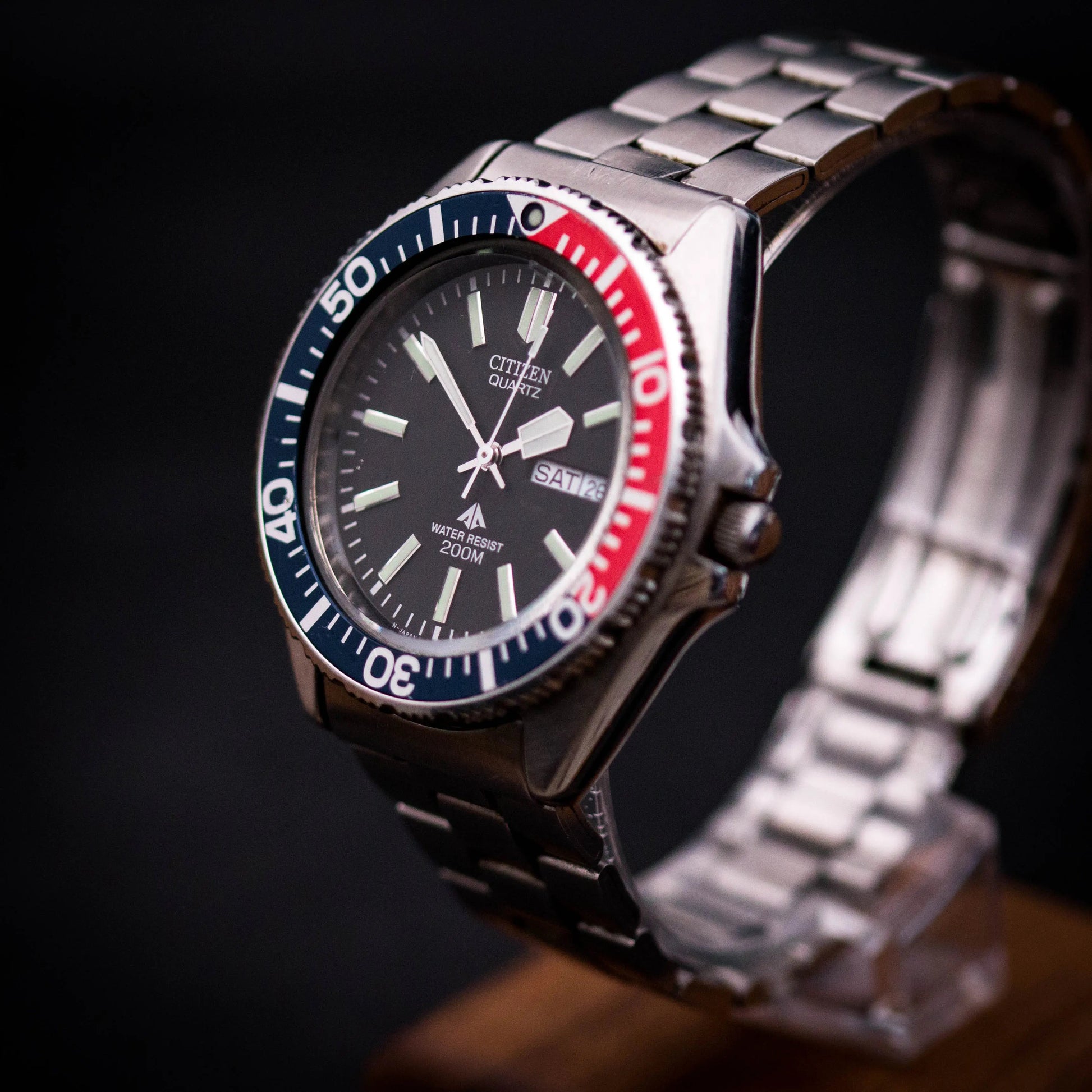 CITIZEN Promaster 200M Day Date - Pepsi Diver ref.5502 CITIZEN