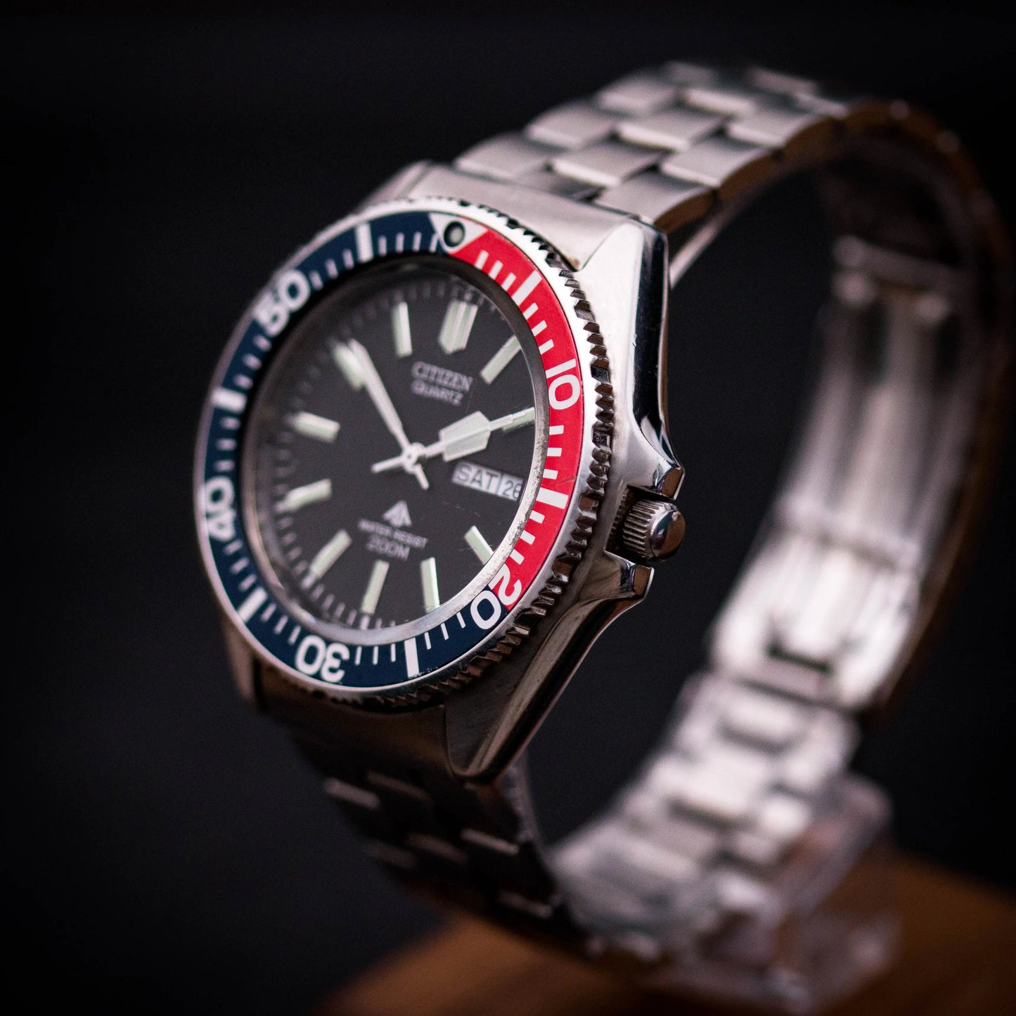 CITIZEN Promaster 200M Day Date - Pepsi Diver ref.5502 CITIZEN