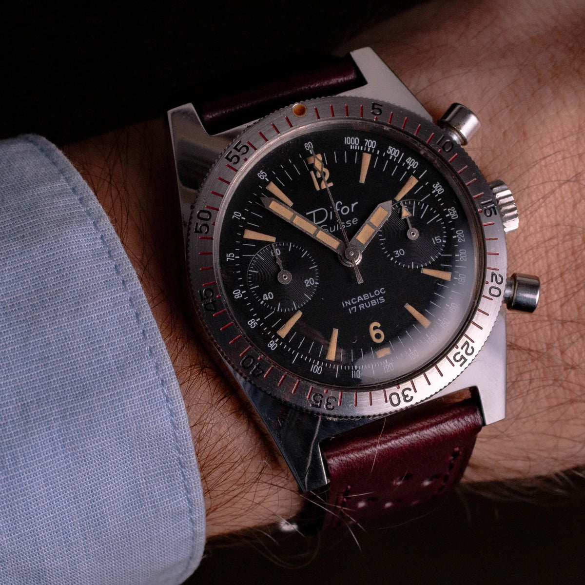 DIFOR Chronographe Valjoux 92 - 618601