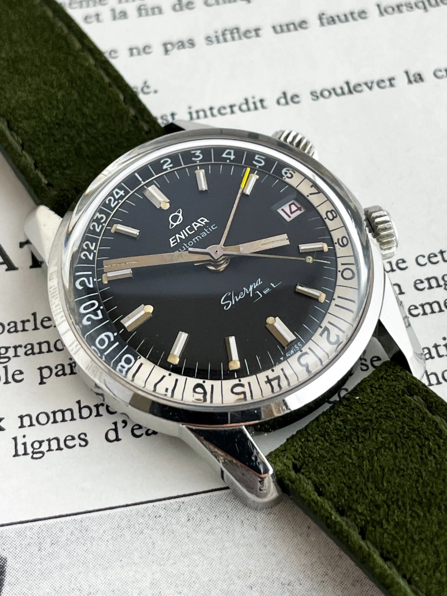 ENICAR Sherpa Jet GMT MK1 ENICAR