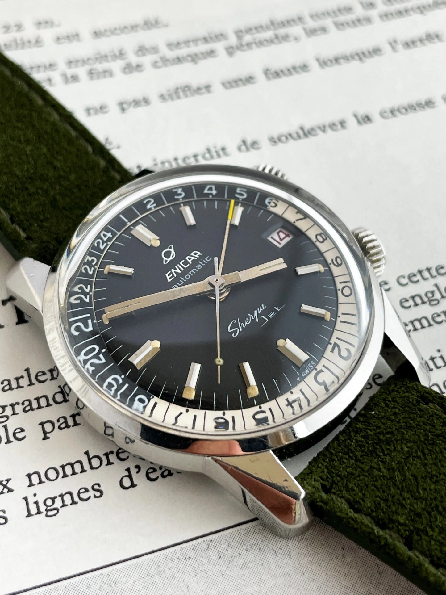 ENICAR Sherpa Jet GMT MK1 ENICAR