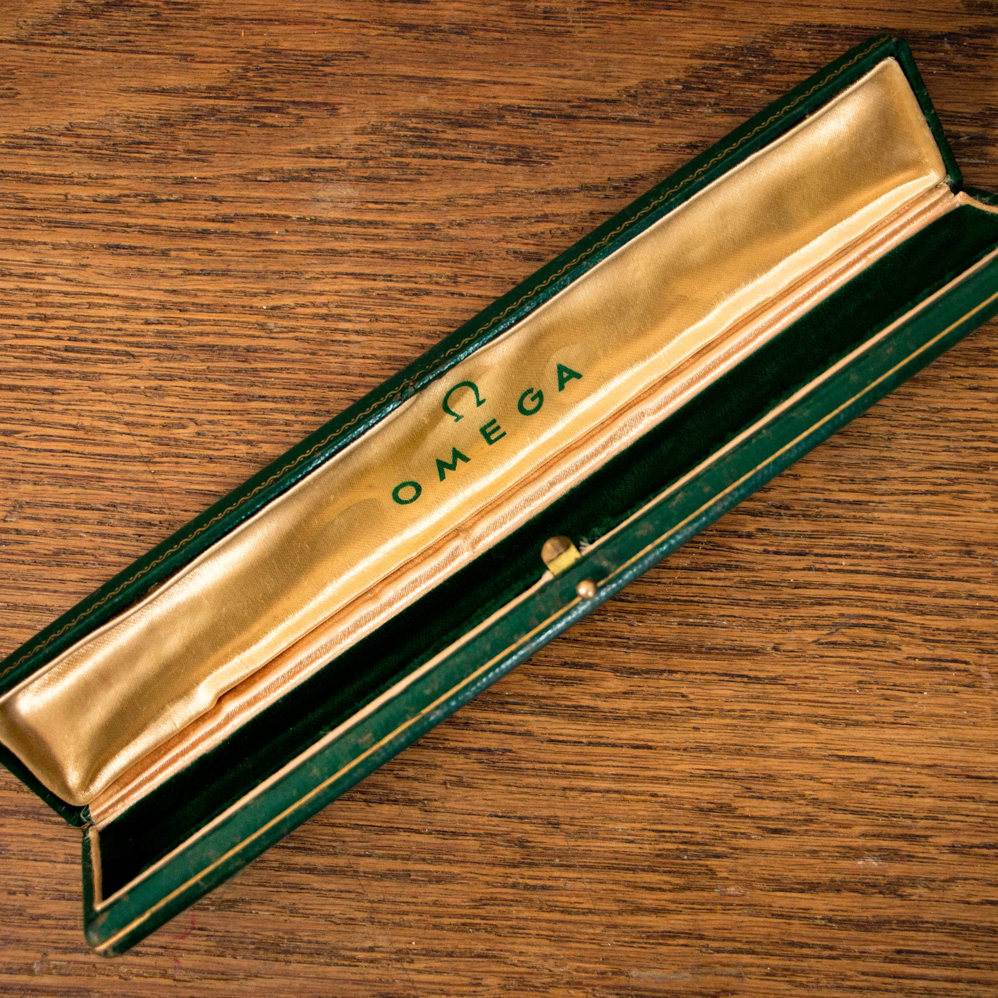 Ecrin OMEGA vintage en cuir OMEGA