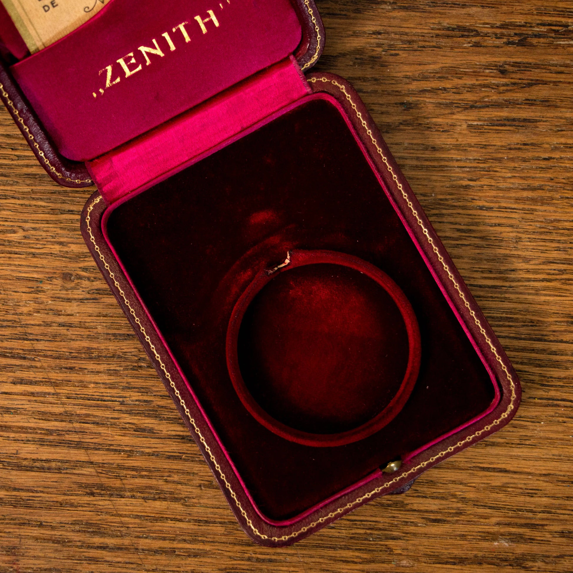 Ecrin ZENITH pour montre gousset ZENITH