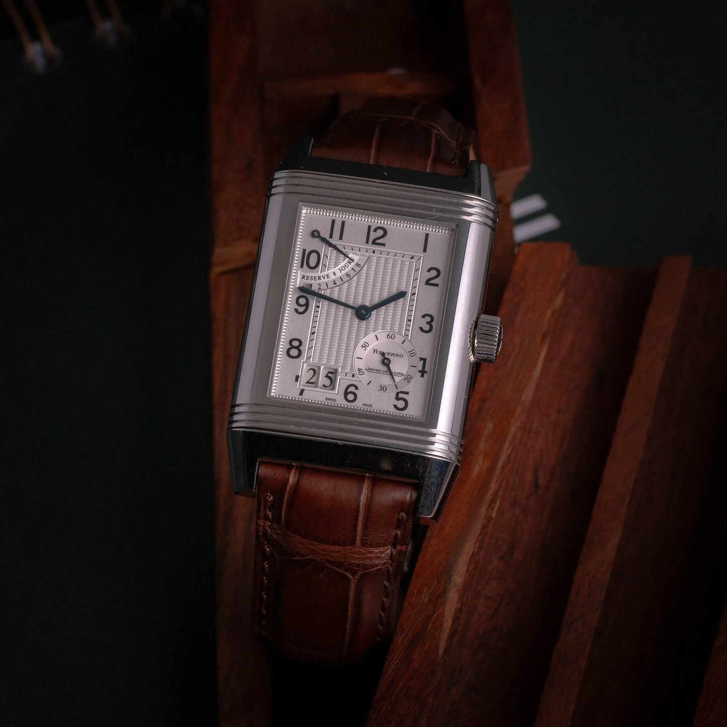 JAEGER LE COULTRE Reverso Grande Date Ref.3008420 - DropAndWatch