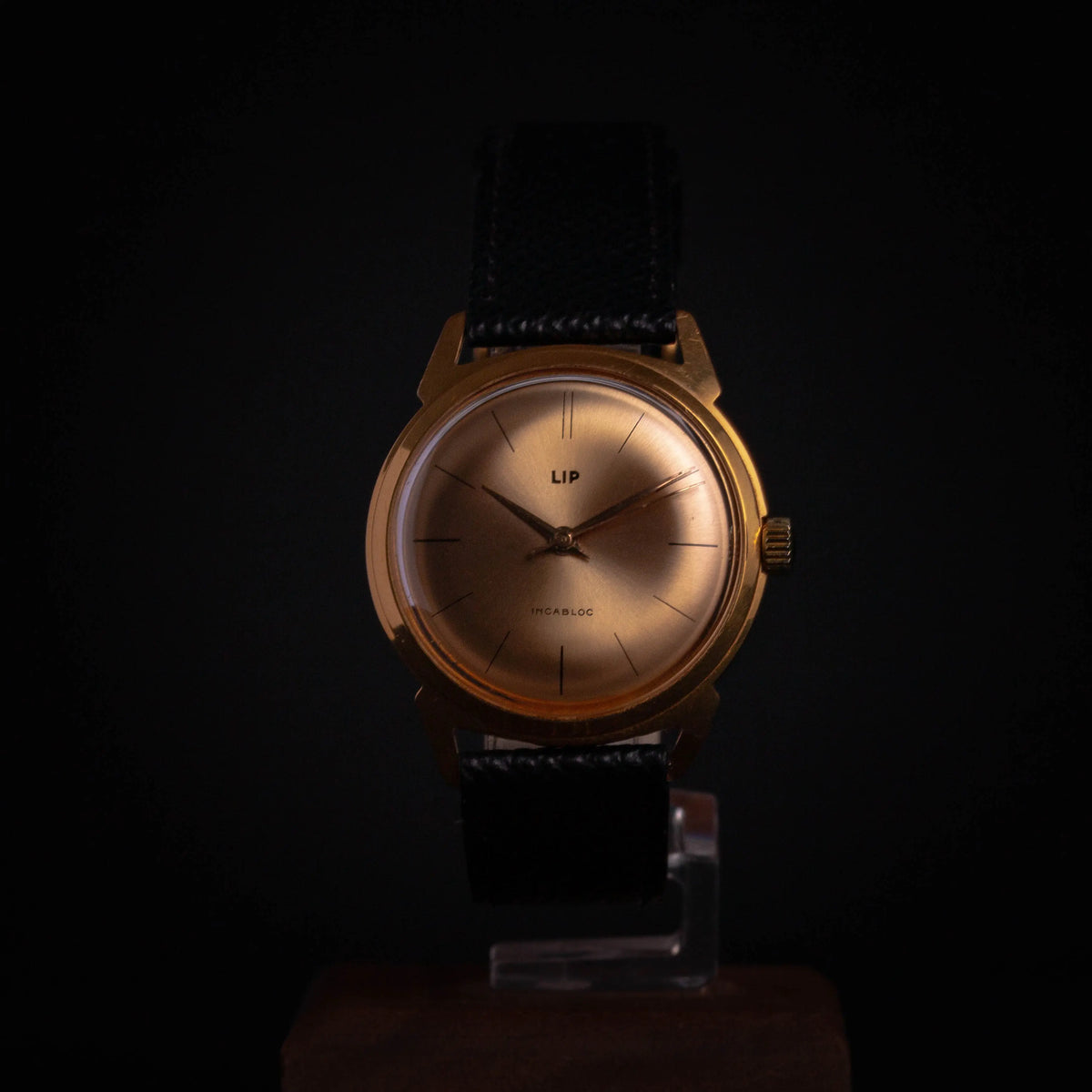 LIP R23 Montre Vintage Mécanique Plaqué Or - 1960