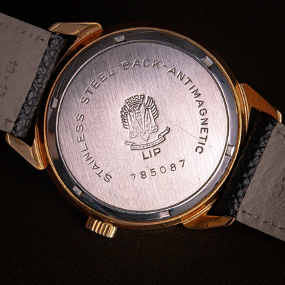 LIP R23 Montre Vintage Mécanique Plaqué Or - 1960