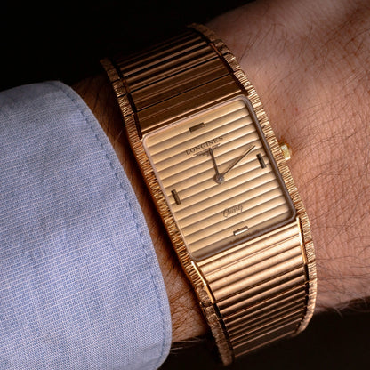 LONGINES Seafarer M Gold Bark Finish Finition - NOS