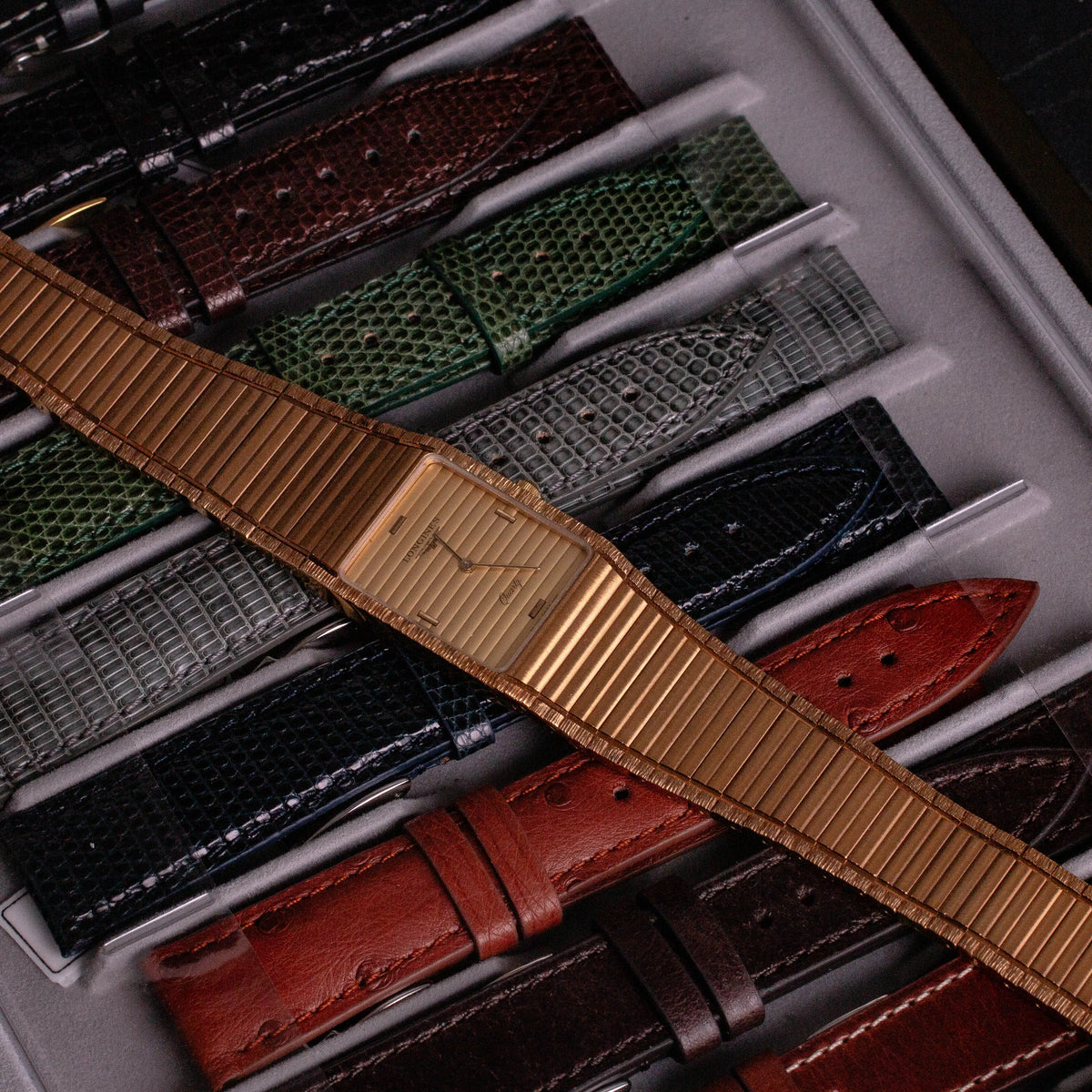 LONGINES Seafarer M Gold Bark Finish Finition - NOS