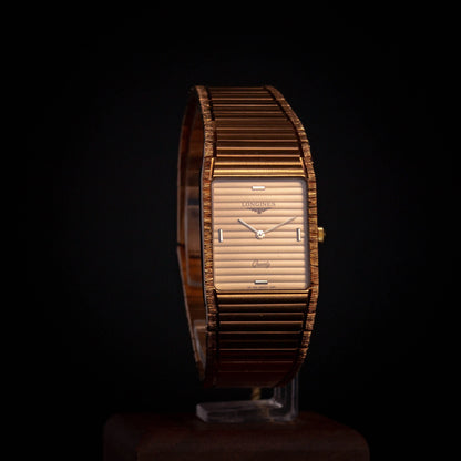 LONGINES Seafarer M Gold Bark Finish Finition - NOS