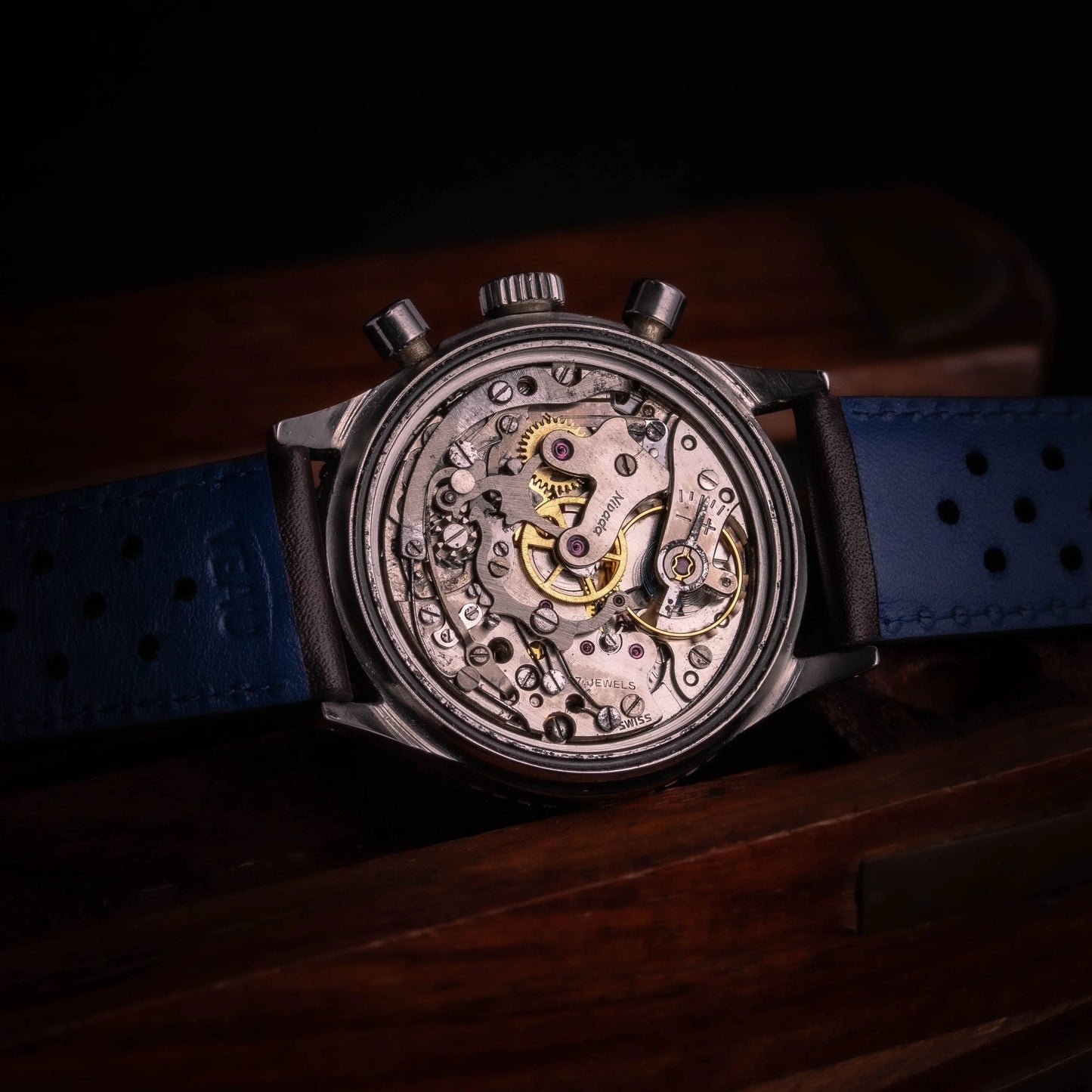 NIVADA GRENCHEN Chronomaster Aviator Sea Diver - 1581 M 8222