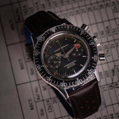 NIVADA GRENCHEN Chronomaster Aviator Sea Diver - 1581 M 8222
