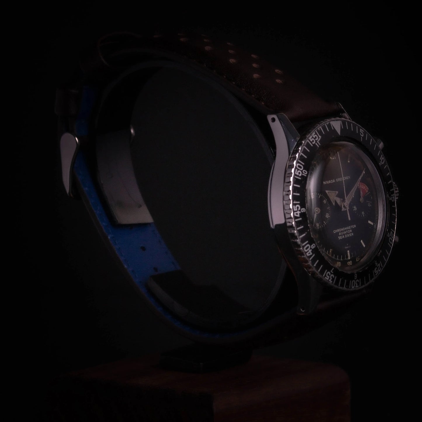 NIVADA GRENCHEN Chronomaster Aviator Sea Diver - 1581 M 8222