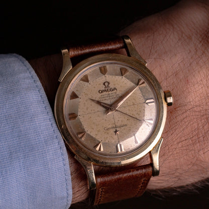 OMEGA Constellation Pie Pan Or 18k - Ref.2852|2853 SC