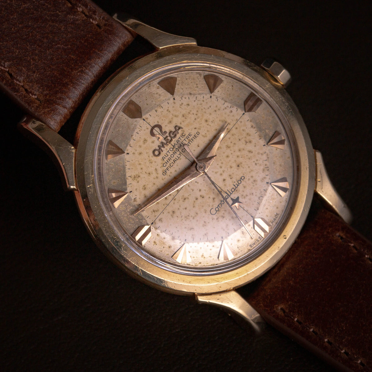 OMEGA Constellation Pie Pan Or 18k - Ref.2852|2853 SC