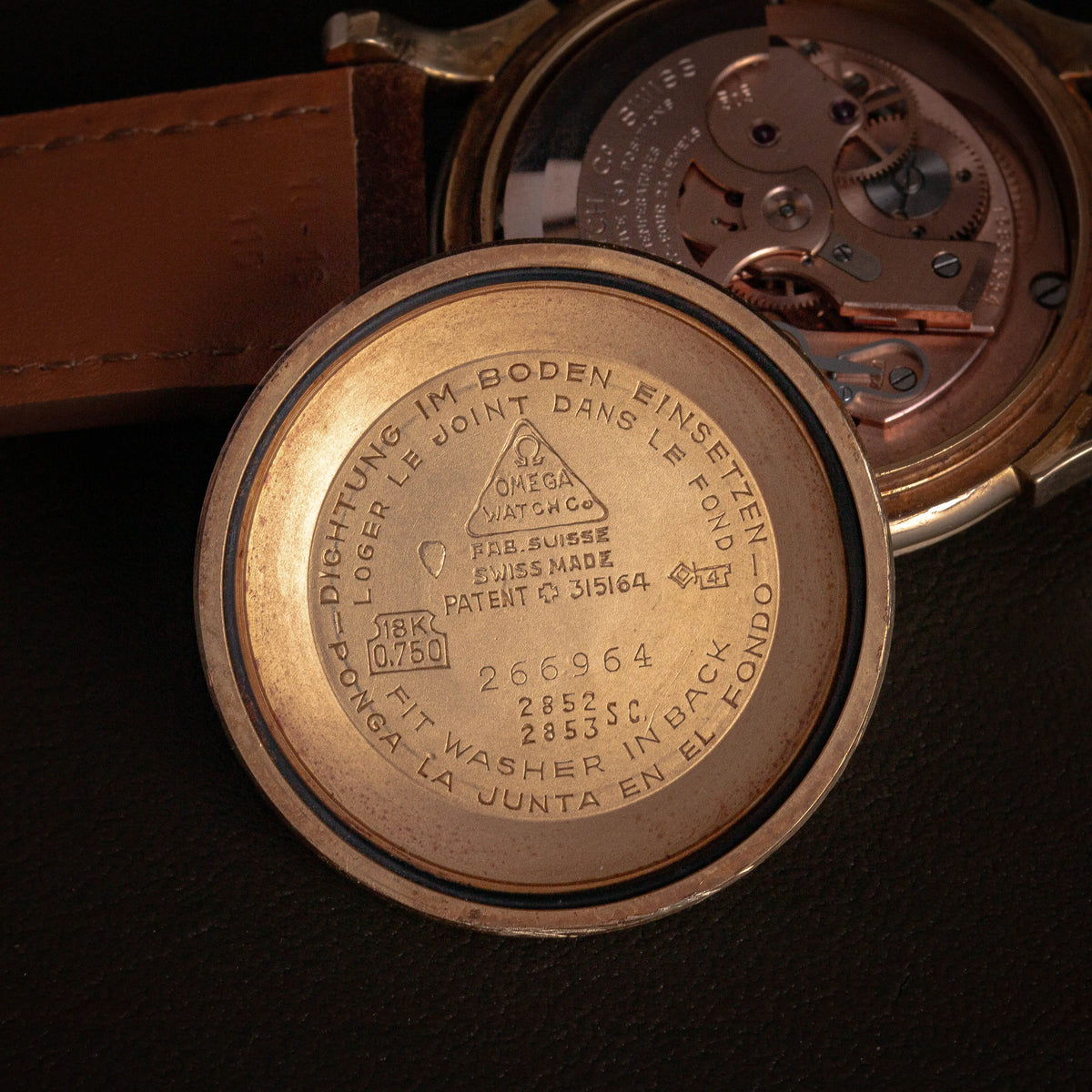 OMEGA Constellation Pie Pan Or 18k - Ref.2852|2853 SC