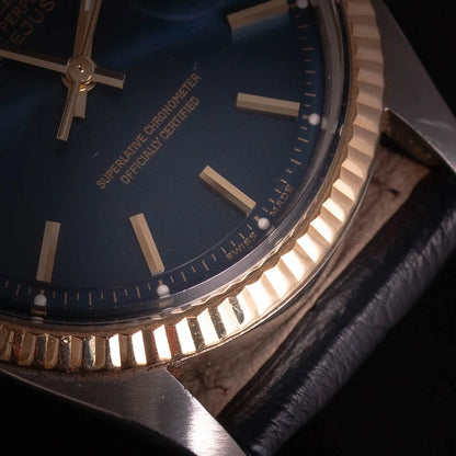 ROLEX Oyster Perpetual Datejust 1601 BlueDial- 1965 ROLEX