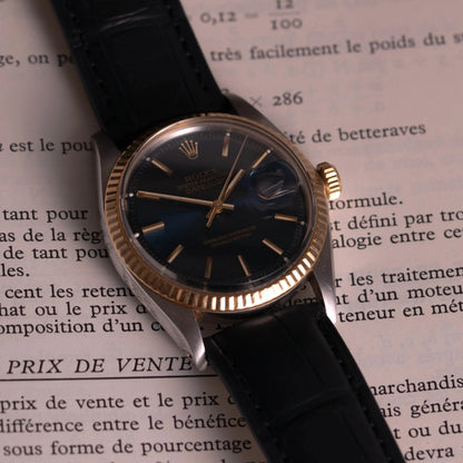 ROLEX Oyster Perpetual Datejust 1601 BlueDial- 1965 ROLEX