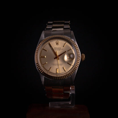 Rolex Datejust 1601 Or et Acier - Bracelet à rivets