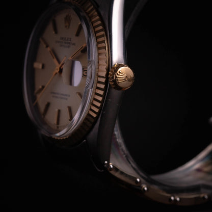 Rolex Datejust 1601 Or et Acier - Bracelet à rivets