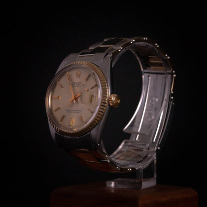 Rolex Datejust 1601 Or et Acier - Bracelet à rivets