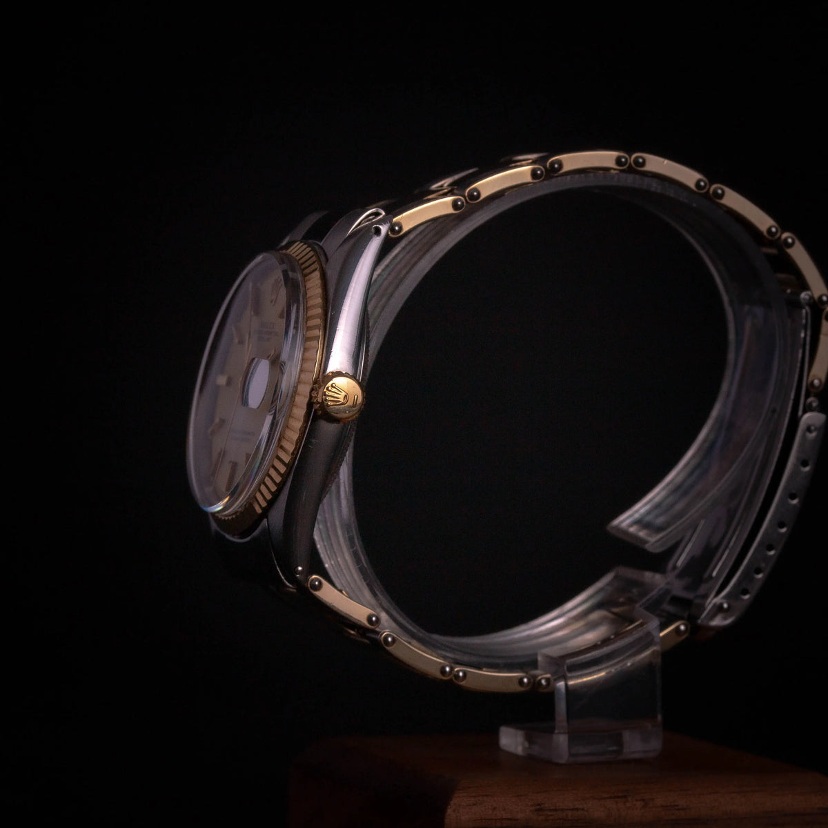 Rolex Datejust 1601 Or et Acier - Bracelet à rivets