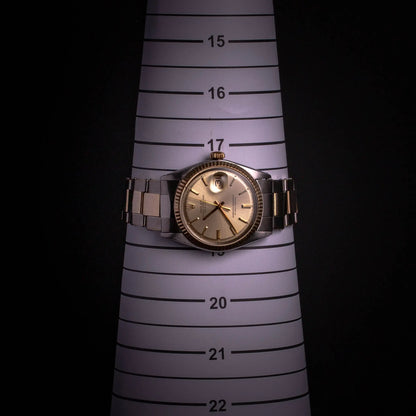 Rolex Datejust 1601 Or et Acier - Bracelet à rivets