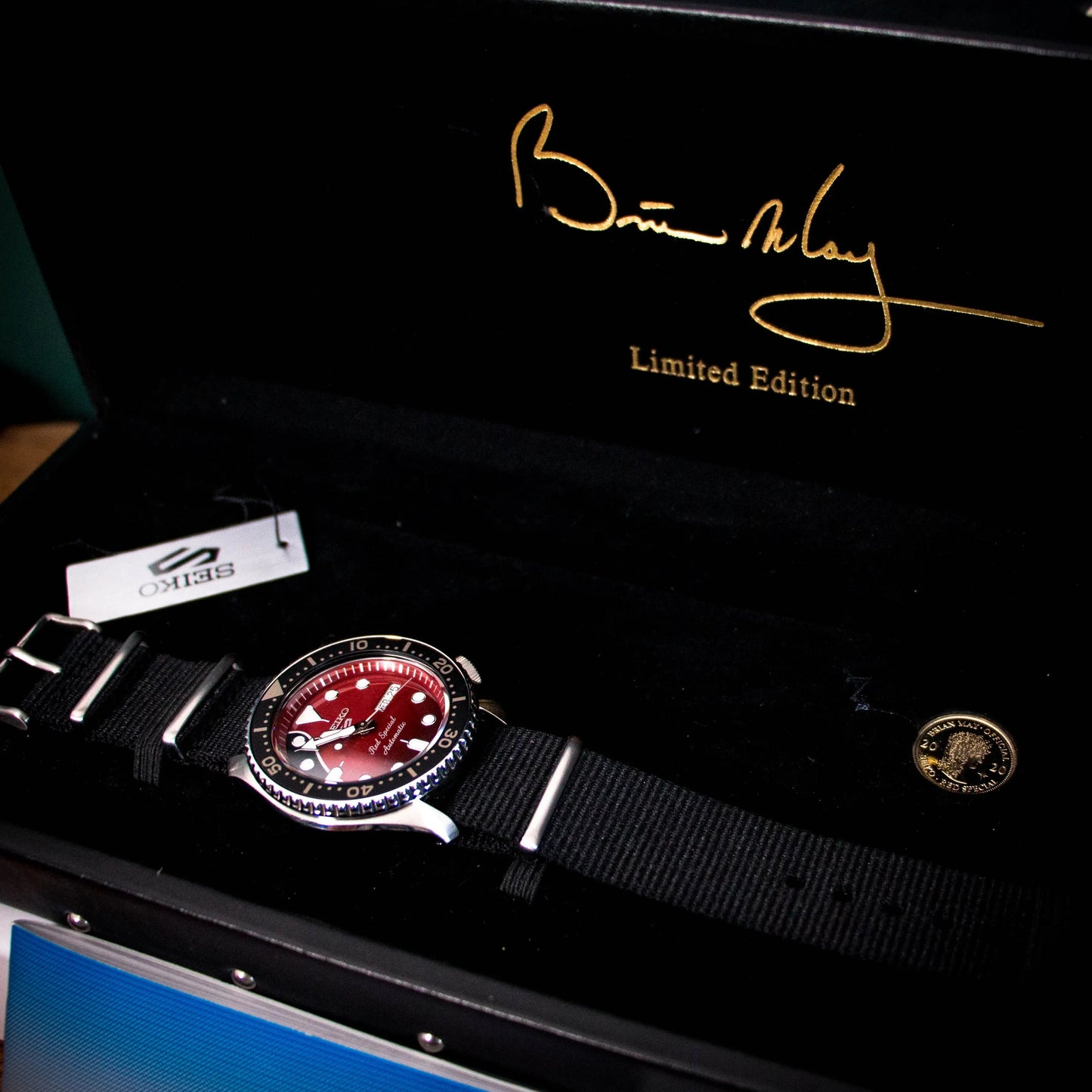 SEIKO 5 Brian May Edition SRPE83K1 - Full Set SEIKO