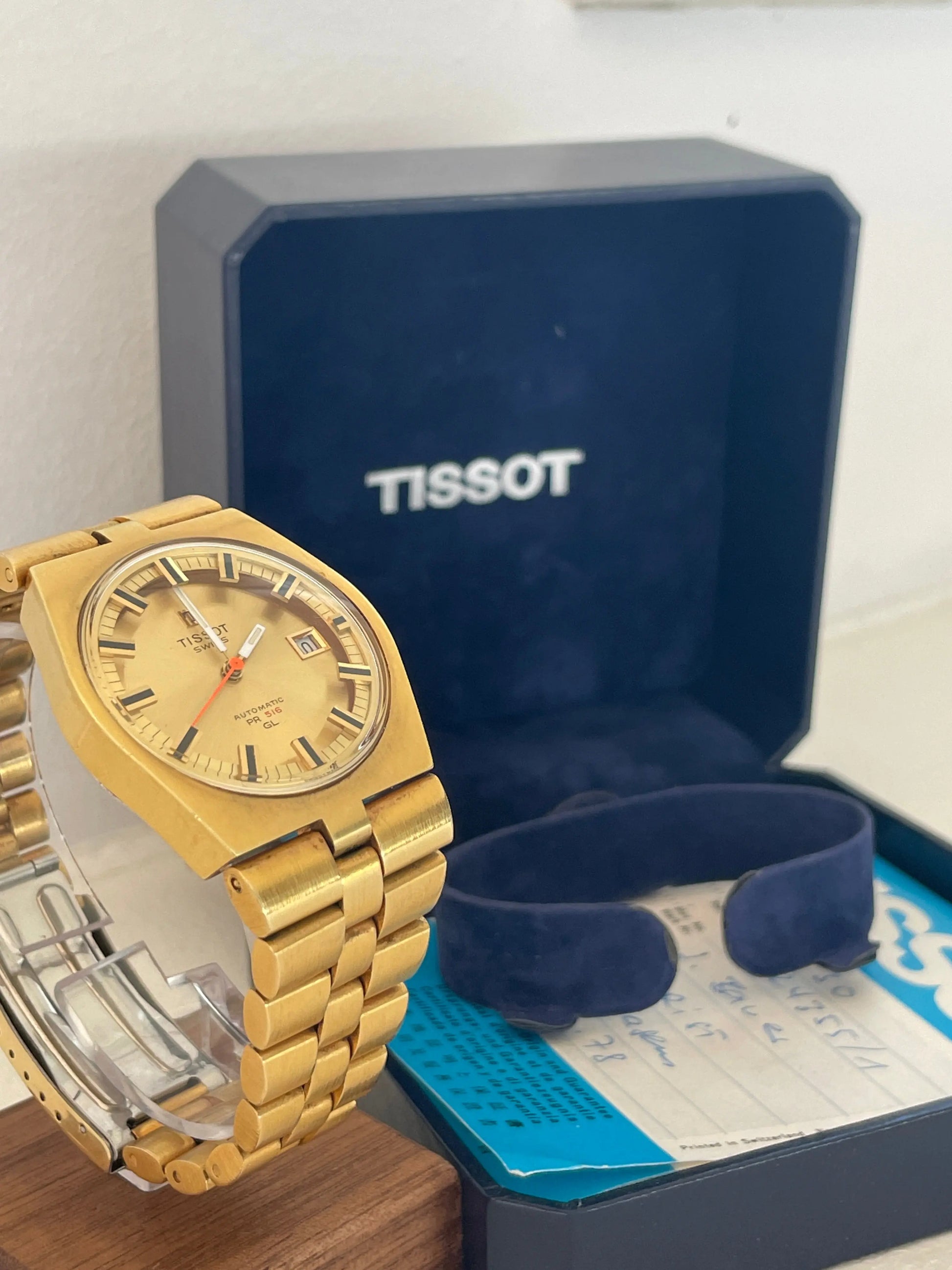 TISSOT PR516 Gold FULL SET - DropAndWatch