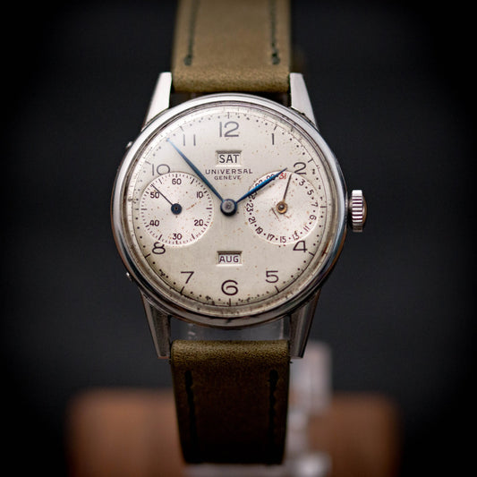 UNIVERSAL GENEVE Triple Date ref. 21301 Universal Genève
