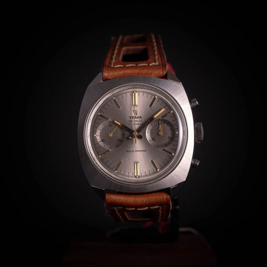 YEMA Chronographe Sous-Marine 9113 - Valjoux 7730 - NOS YEMA