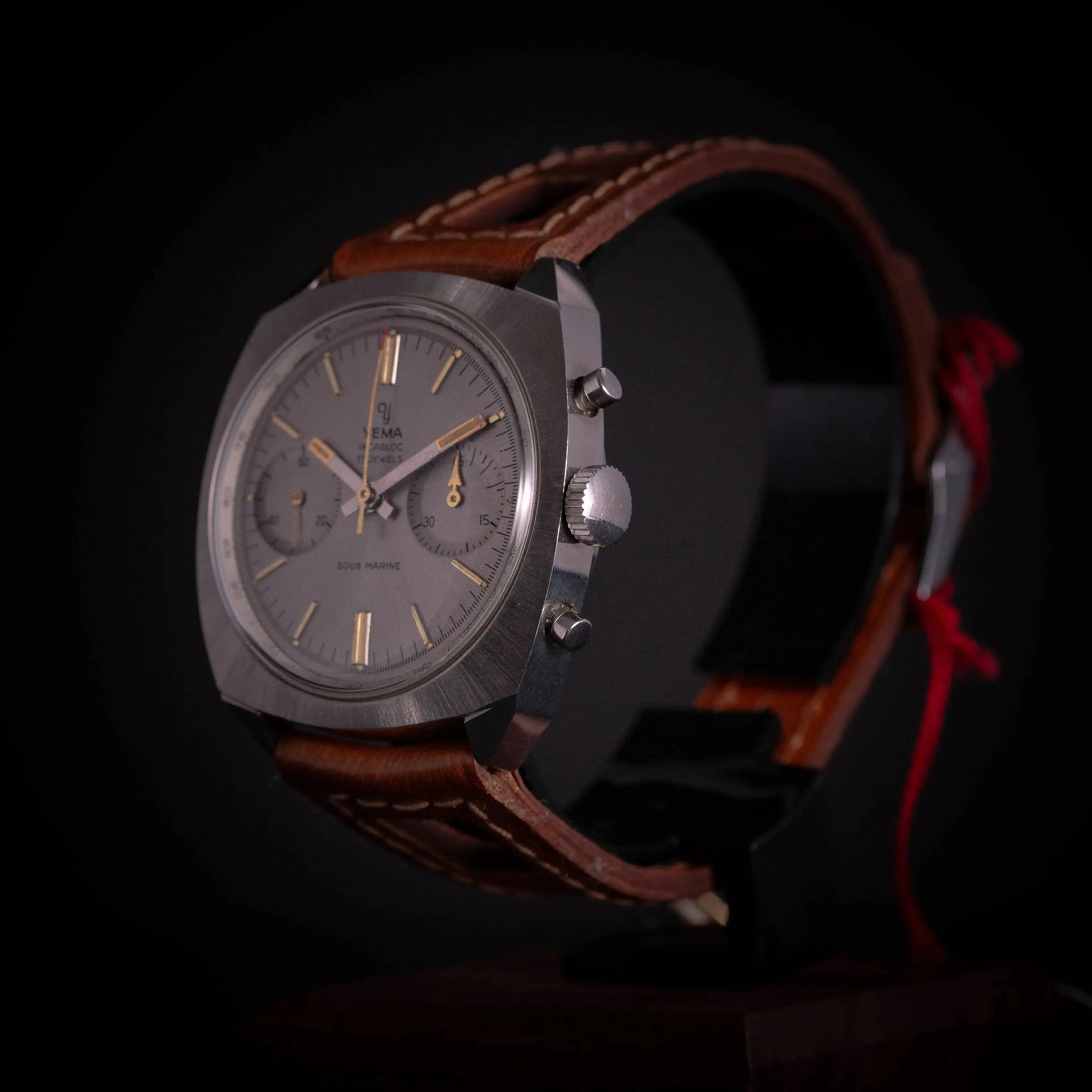 YEMA Chronographe Sous-Marine 9113 - Valjoux 7730 - NOS YEMA