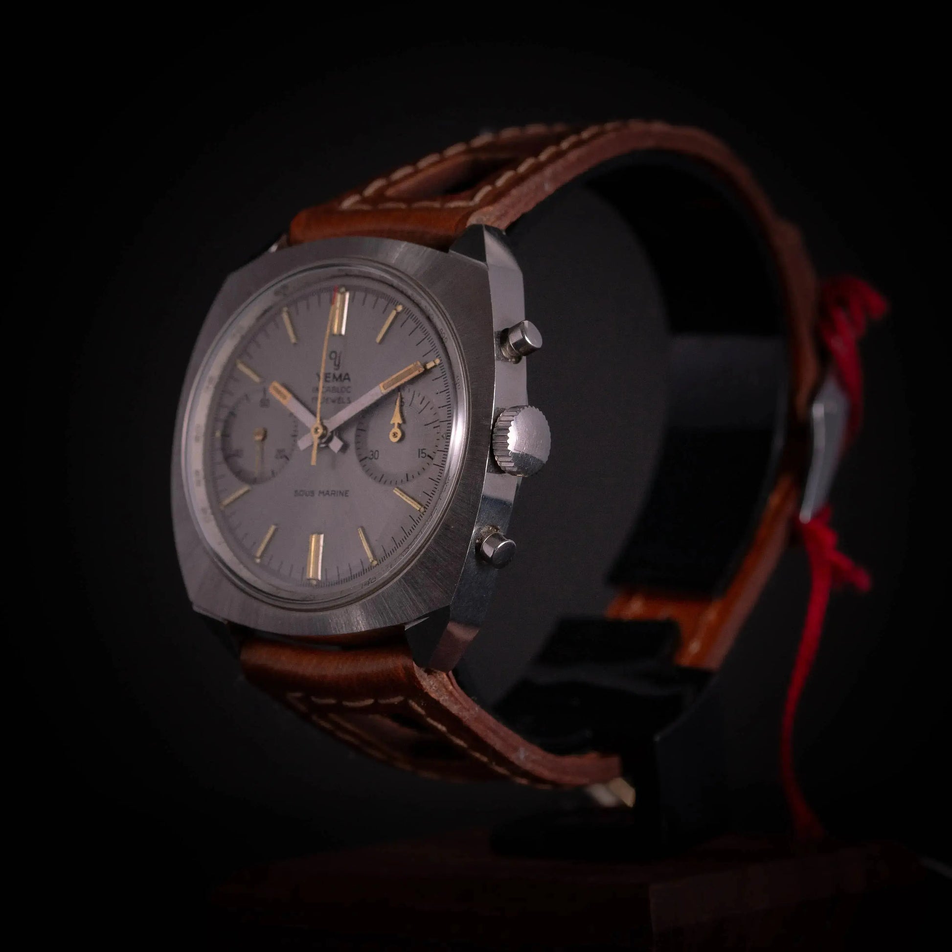 YEMA Chronographe Sous-Marine 9113 - Valjoux 7730 - NOS YEMA