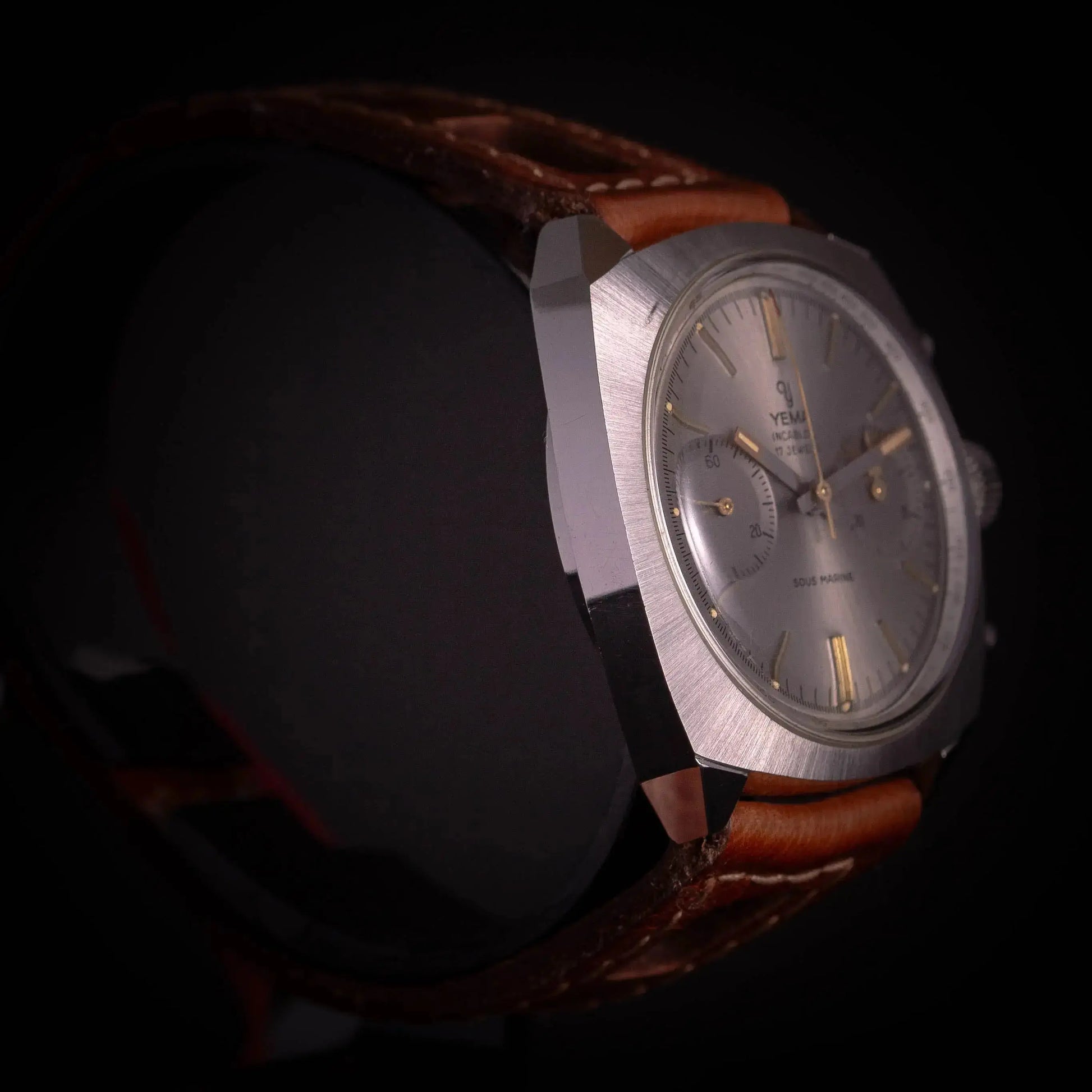 YEMA Chronographe Sous-Marine 9113 - Valjoux 7730 - NOS YEMA