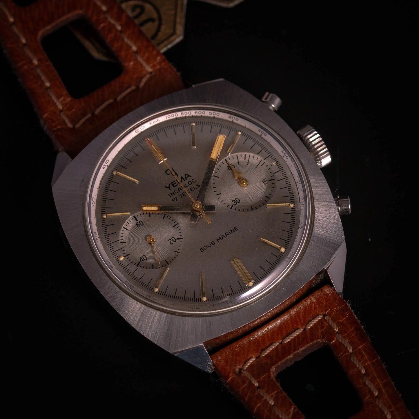 YEMA Chronographe Sous-Marine 9113 - Valjoux 7730 - NOS YEMA