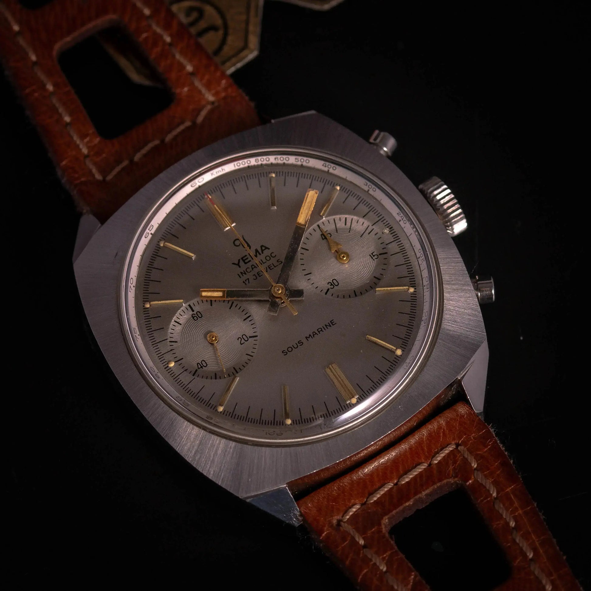 YEMA Chronographe Sous-Marine 9113 - Valjoux 7730 - NOS YEMA