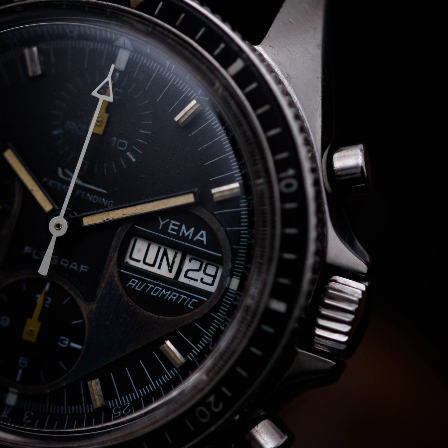 YEMA Flygraf Chronographe Valjoux 7750 YEMA