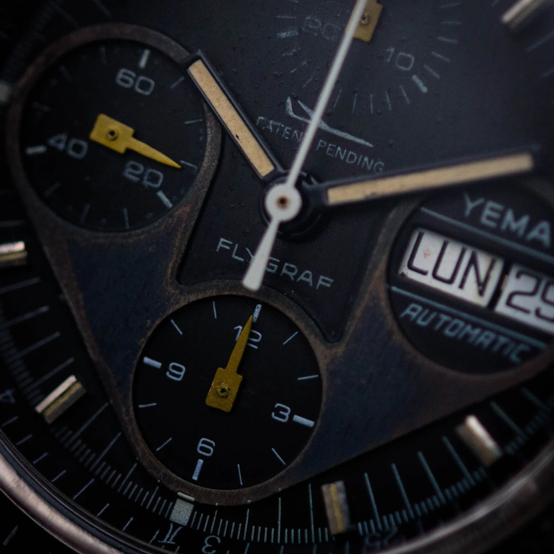 YEMA Flygraf Chronographe Valjoux 7750 YEMA