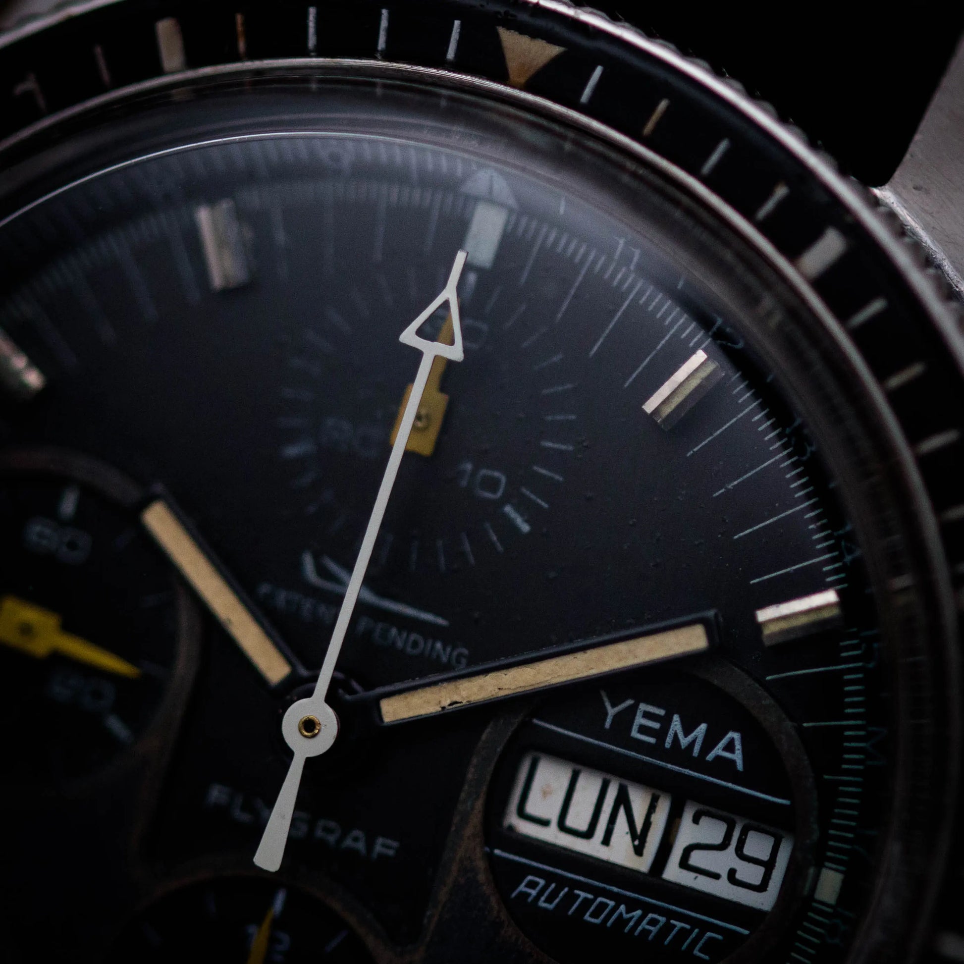 YEMA Flygraf Chronographe Valjoux 7750 YEMA