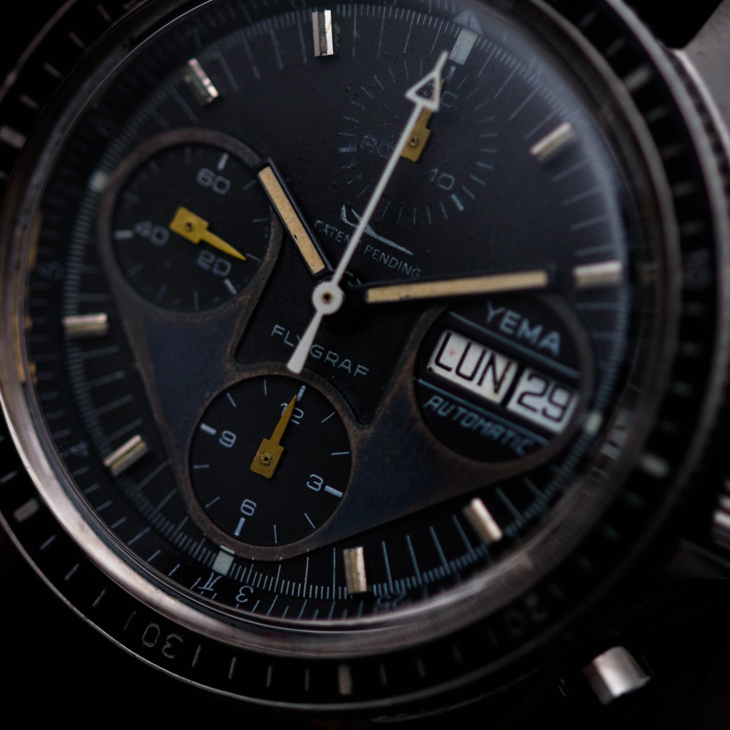 YEMA Flygraf Chronographe Valjoux 7750 YEMA