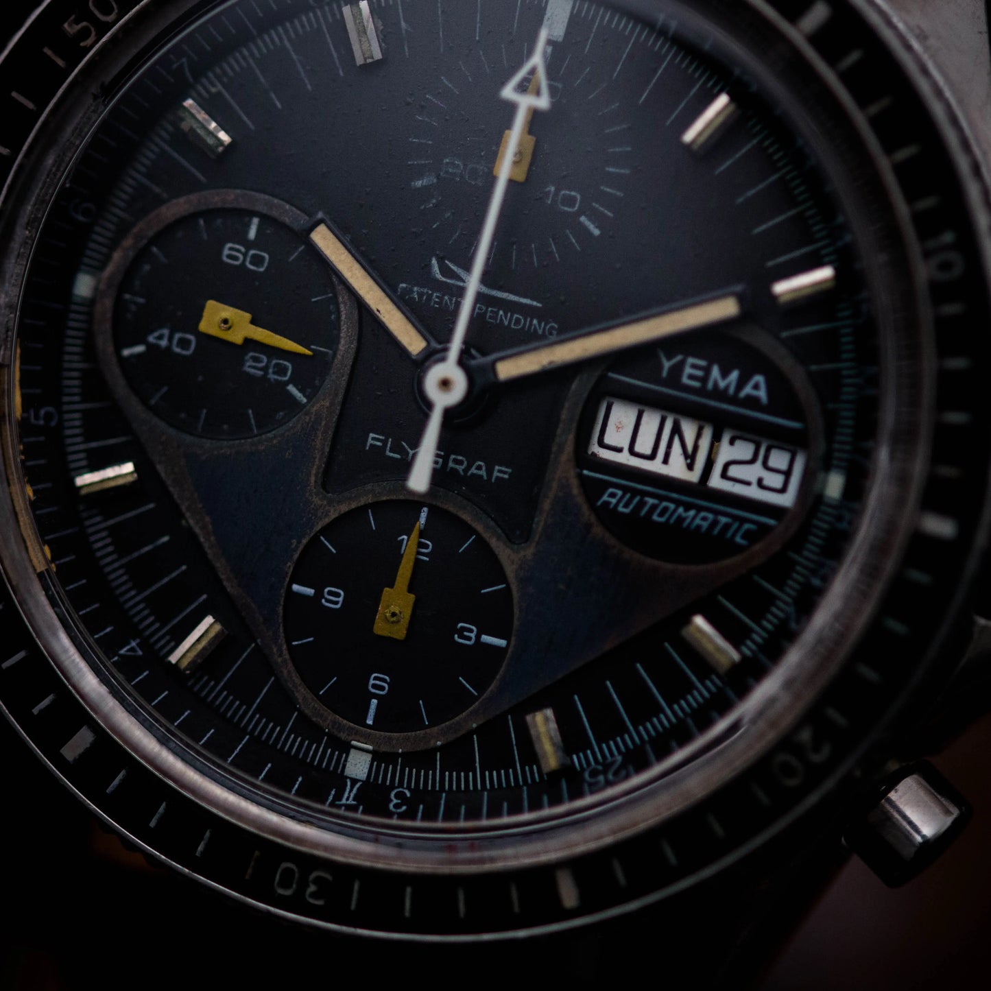 YEMA Flygraf Chronographe Valjoux 7750 YEMA