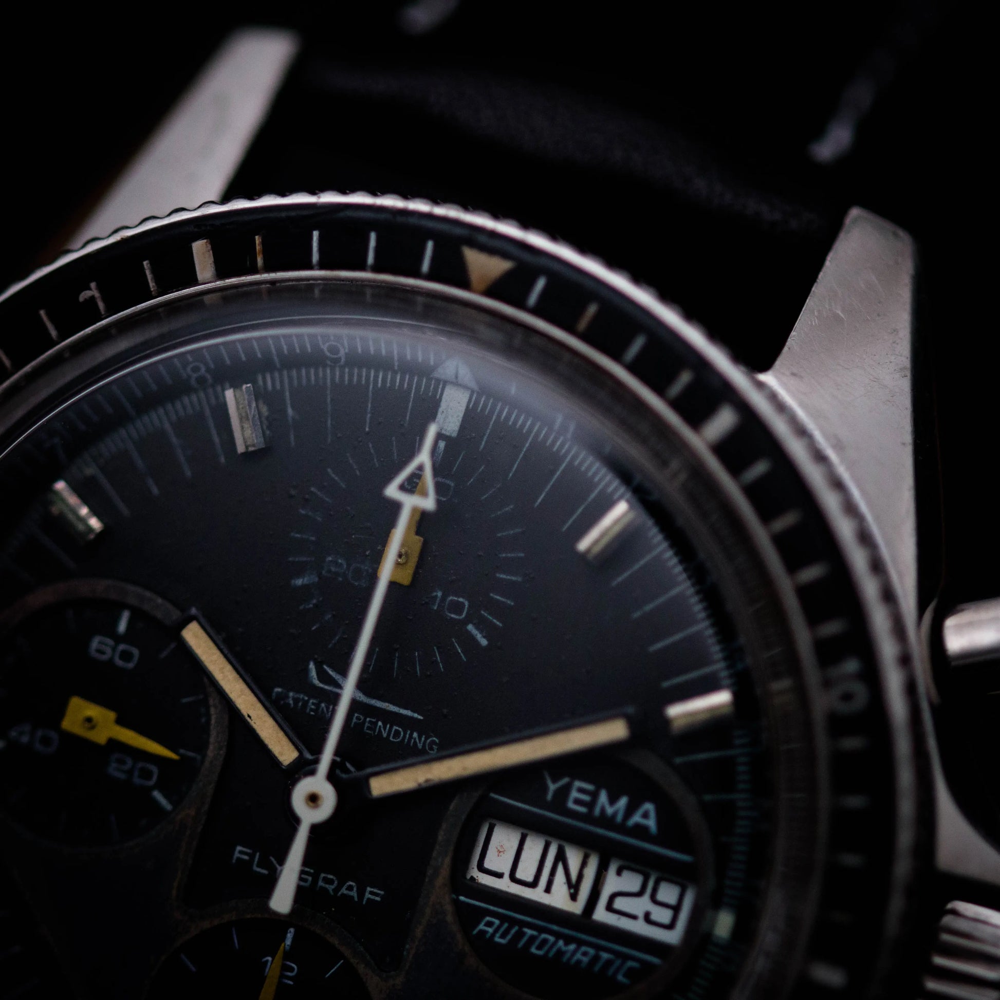YEMA Flygraf Chronographe Valjoux 7750 YEMA