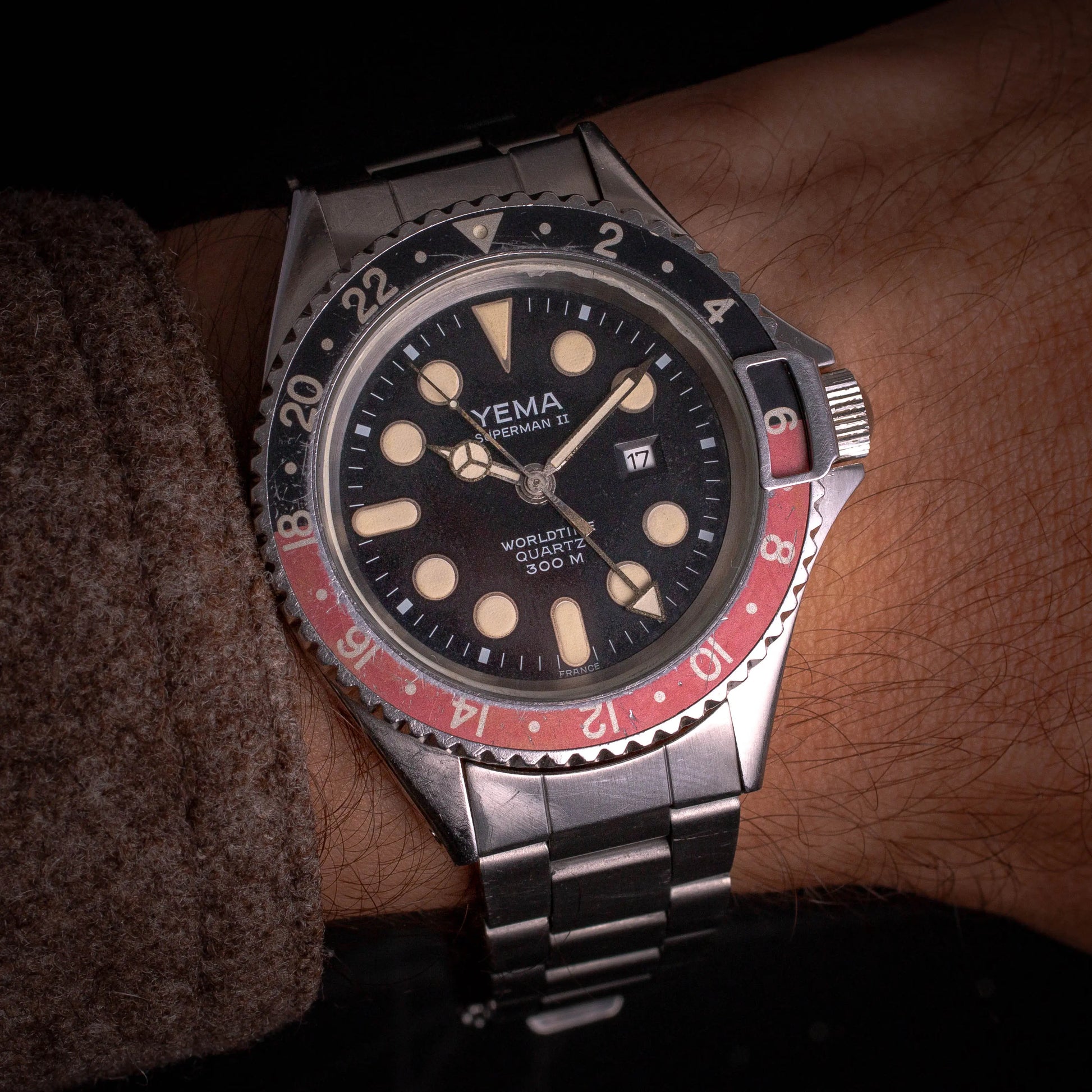 YEMA Superman II Worldtime GMT 300M RJ0056 - DropAndWatch