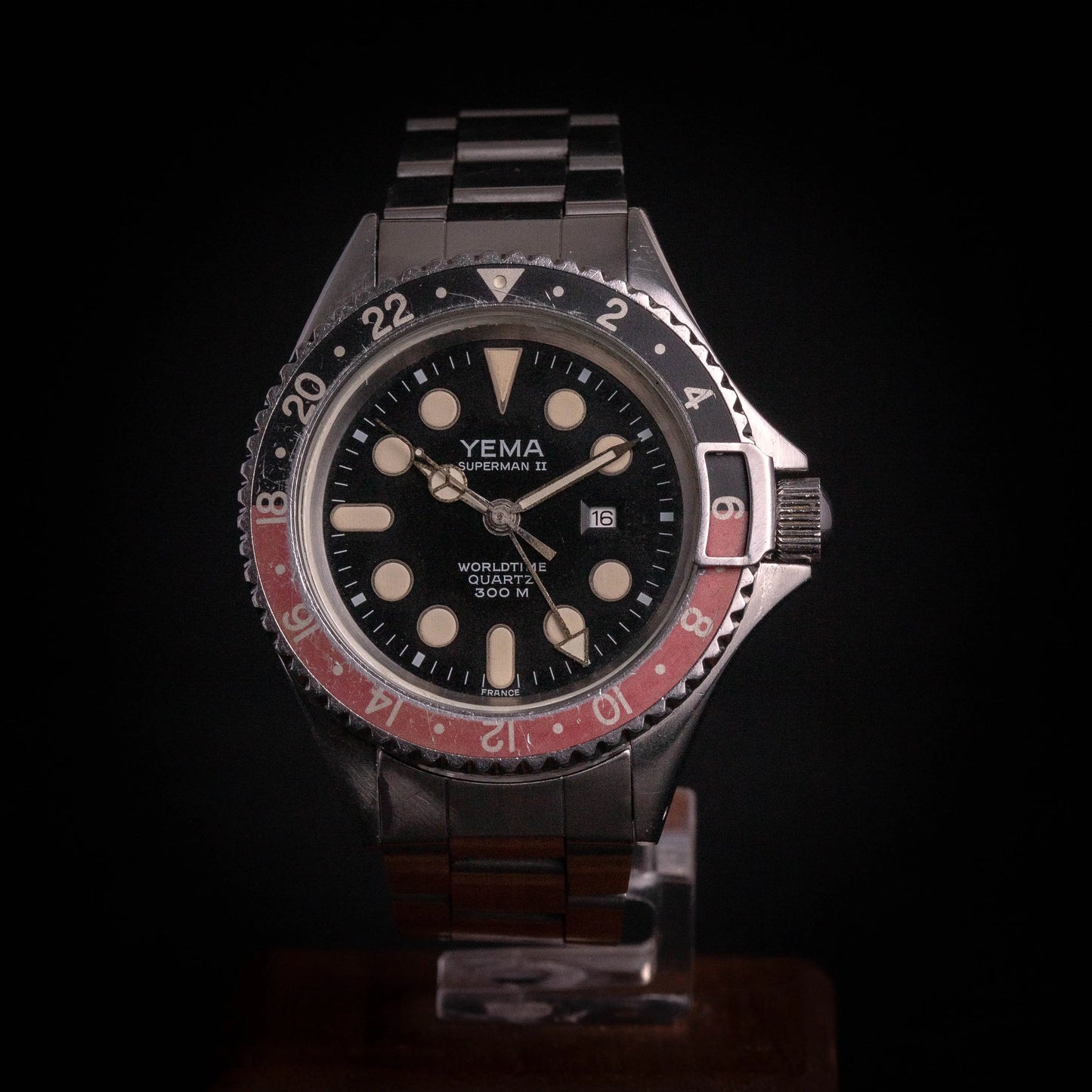 YEMA Superman II Worldtime GMT 300M RJ0056 - DropAndWatch