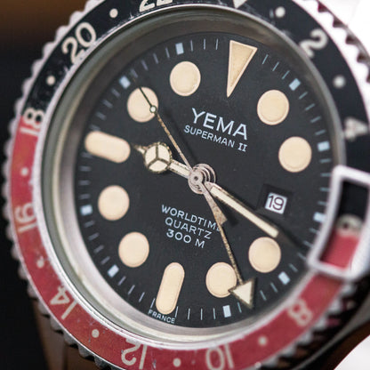 YEMA Superman II Worldtime GMT 300M YEMA
