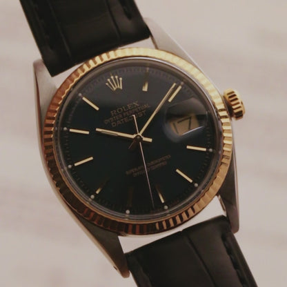 ROLEX Oyster Perpetual Datejust 1601 BlueDial- 1965